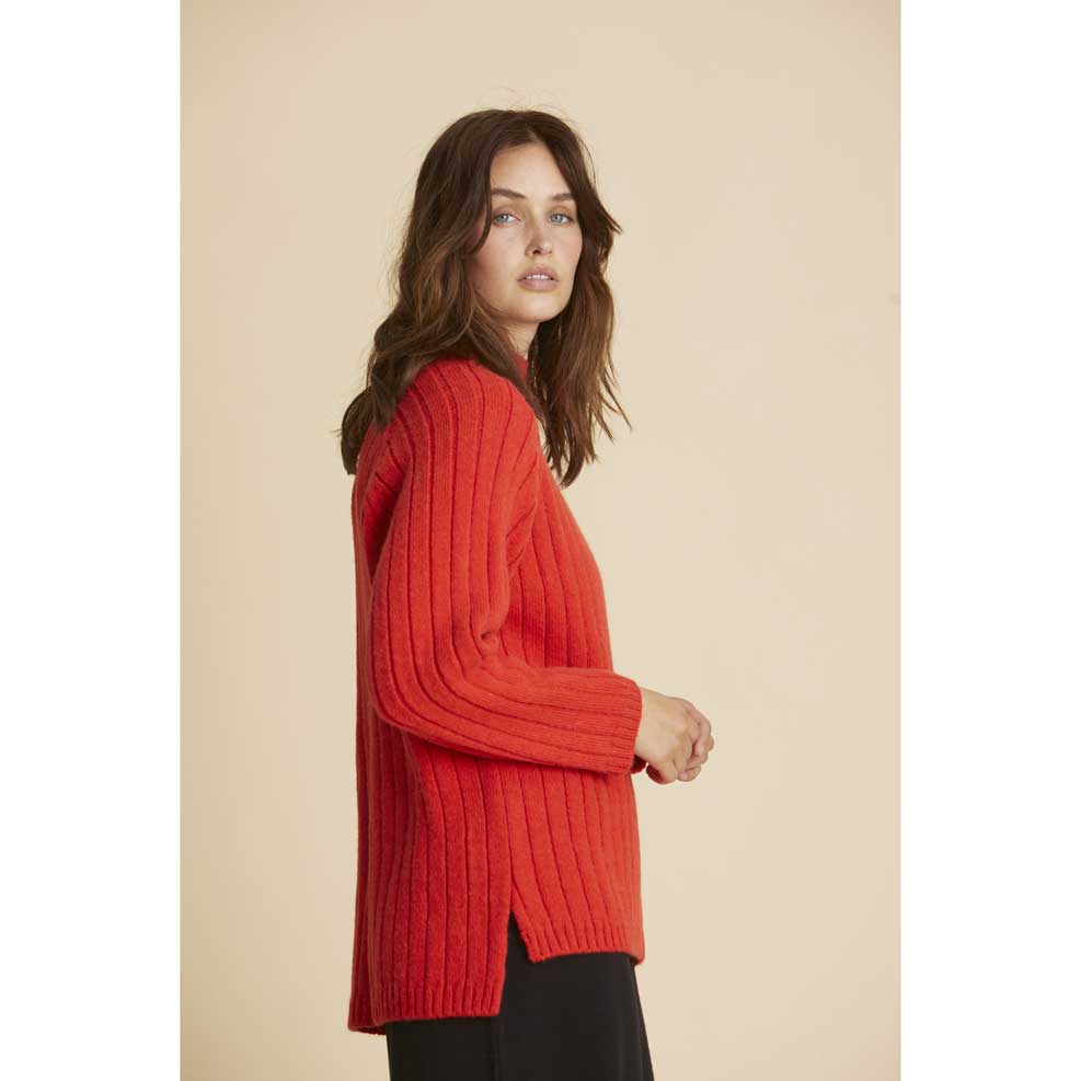 Sibin Linnebjerg Cheer Orange Sweater