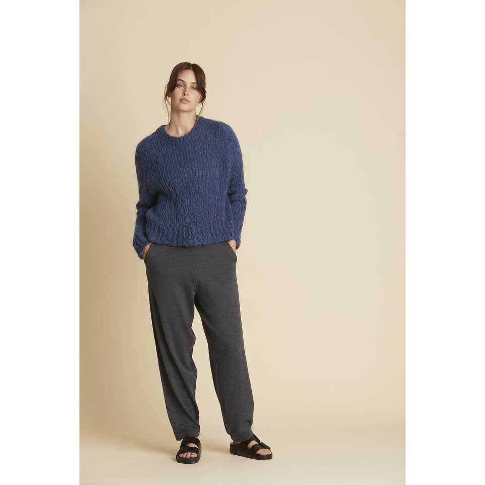 Sibin Linnebjerg Gianna Black Knit Trousers