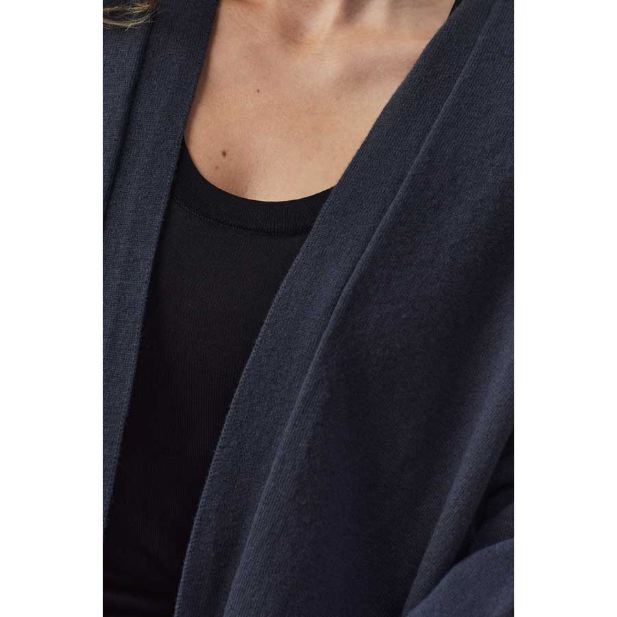 Sibin Linnebjerg Simone Solid Grey Cardigan