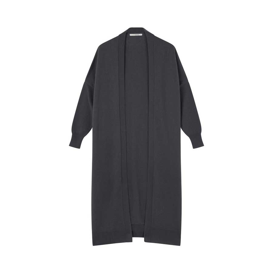 Sibin Linnebjerg Simone Solid Grey Cardigan